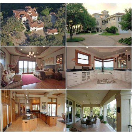 Photos of Matthew McConaughey's mansion in Austin, Texas. The mansion spreads over 10,000 sq. ft.