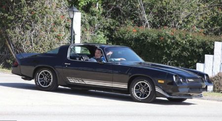 Matthew McConaughey in his 1981 Camaro Z28&nbsp;with 5.7-litre V8 engine.