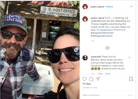 Oliver Peck is currently dating a girl named Audra Cabral.