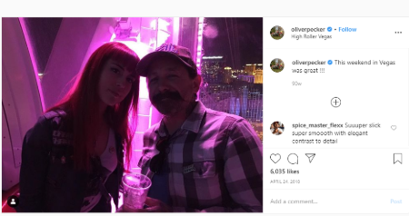 Oliver Peck often goes on special occasions together with his girlfriend Audra Cabral.