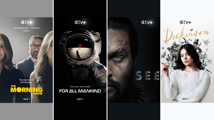 posters of the morning show, for all mankind, see and dickinson