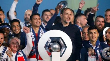 Thomas Tuchel won the Ligue 1 trophy in 2018-2019 season.