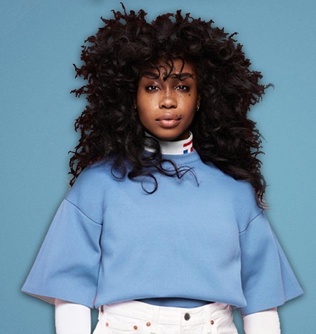 SZA in a photoshoot for InStyle Magazine.