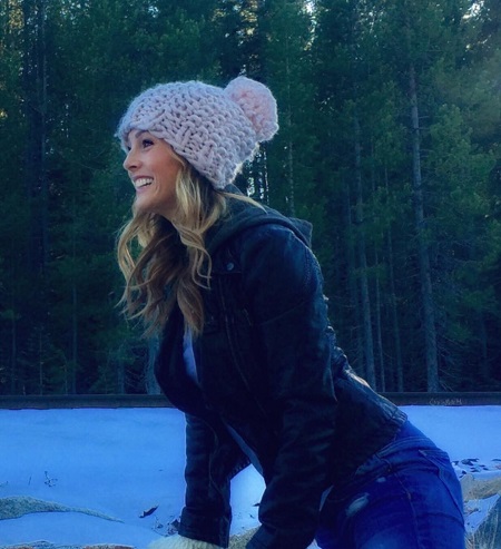 Clare Crawley on the snow.