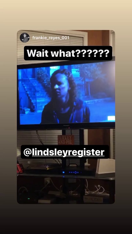 'Wait What?' written on the screen from Register's Instagram story.