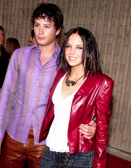 Anna Faris (co-star of film) and actor Ben Indra at the premiere of 'Scary Movie 2'.