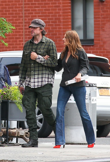 STANA KATIC and husband Kris Brkljac Out in New York 06/14/2019.