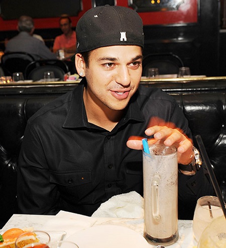 Rob Kardashian dined at Sugar Factory in Las Vegas in 2011.