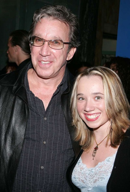 Tim Allen with his first daughter Katherine Allen.