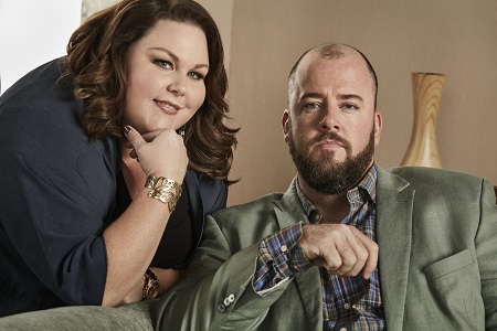 Chrissy Metz and her co-star Chris Sullivan.