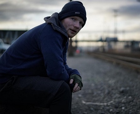 Ed Sheeran's thumbnail for his music video, 'Shape of You'.