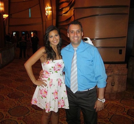 Joe Gatto with his wife Bessy Gatto years before the wedding.