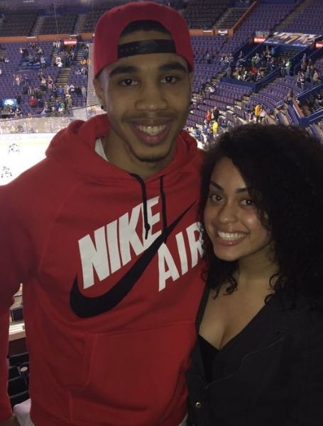 Toriah Lachell is with her former boyfriend, Jayson Tatum.