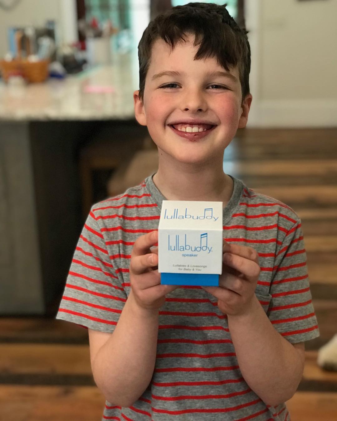 Besides his career as child actor Iain also is involved in endorsement