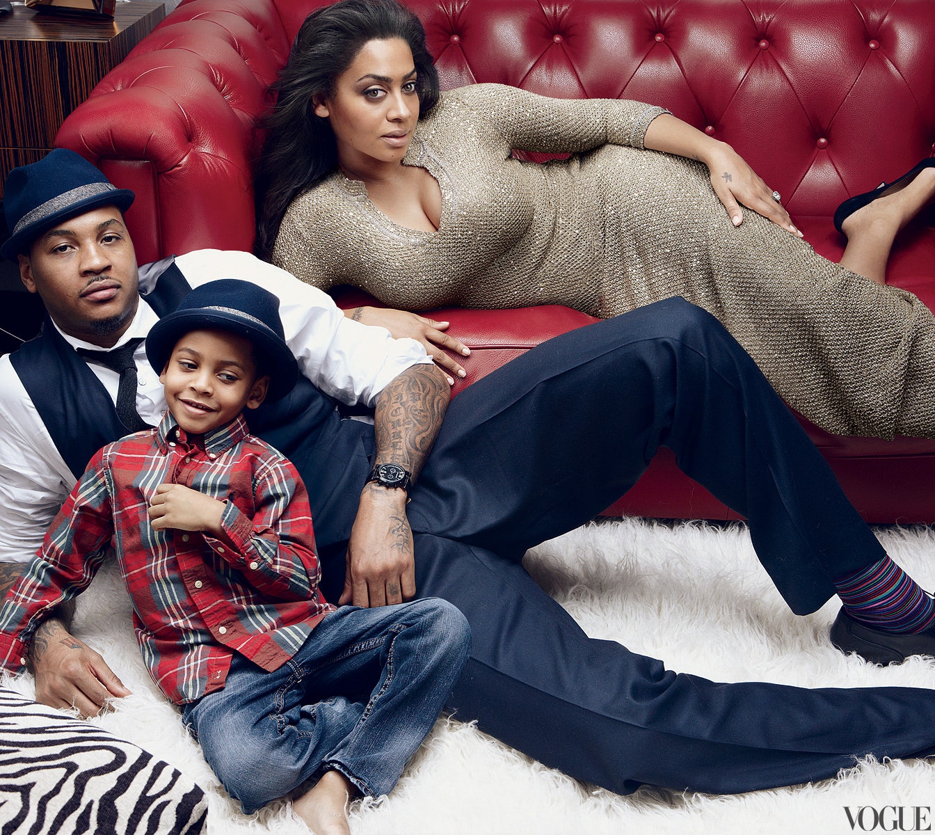 Carmelo Anthony and La La Anthony welcomed their only child Kiyan Anthony.
