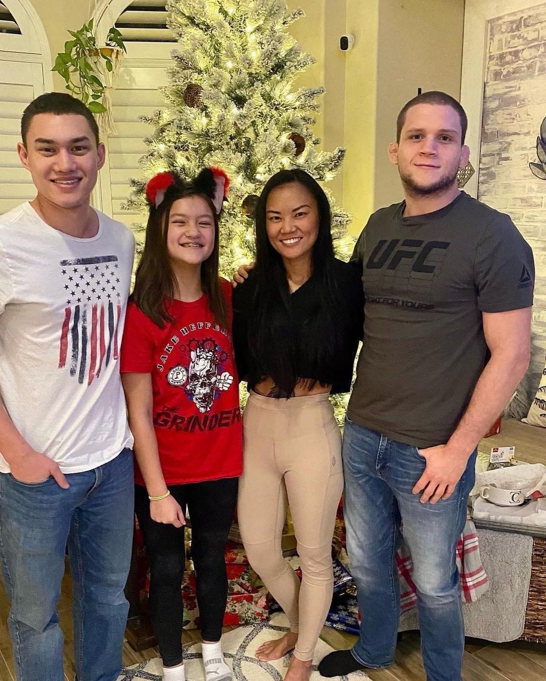 Alex with his wife, son and daughter.