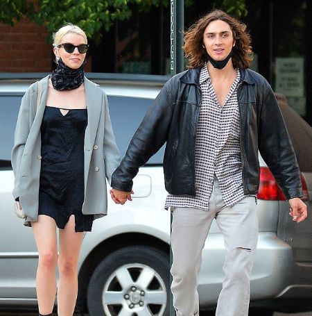 Anya Taylor-Joy was all smiling with Malcolm McRae in NYC on Monday.