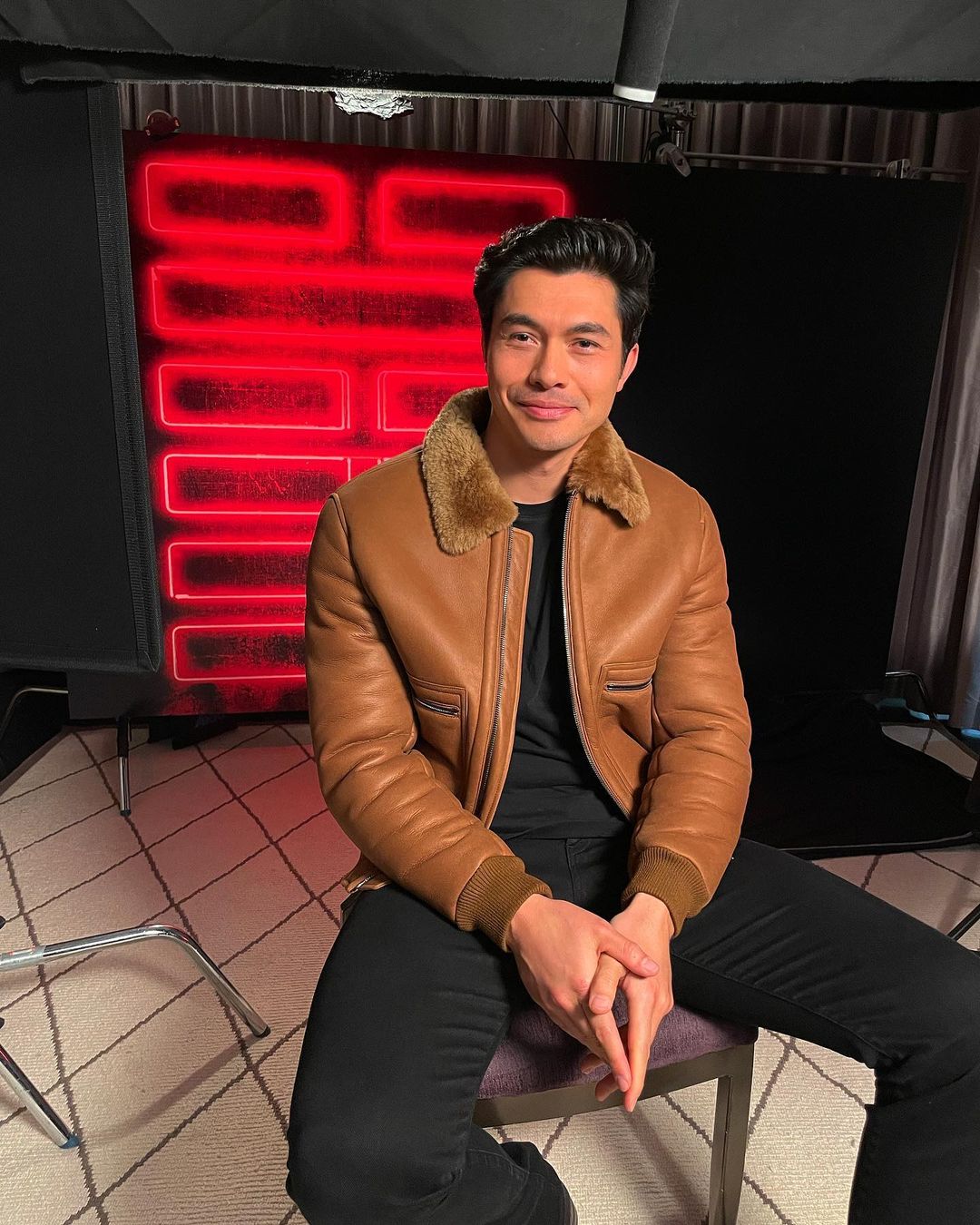 Henry Golding moved to England when he was eight.