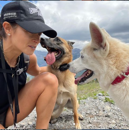 Danica Partick owns two dogs named Dallas and Ella.