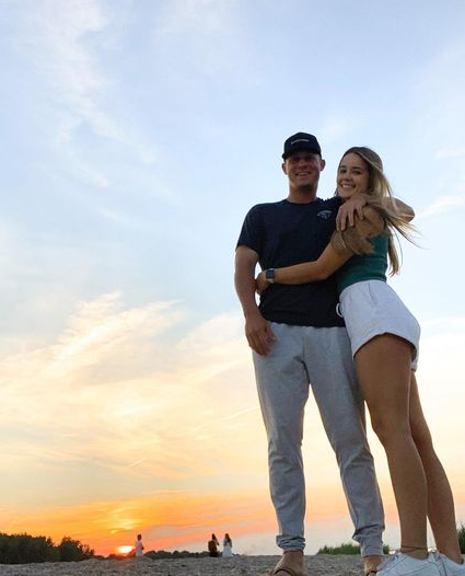 Spencer Torkelson is with his girlfriend, Makenna Mattei.