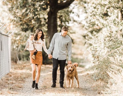 Nick Foles is with his family.