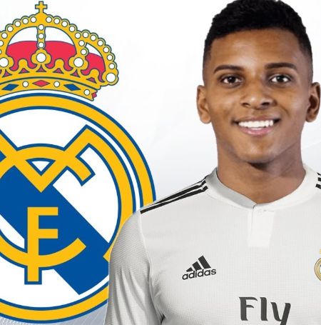 Rodrygo in Real Madrid.