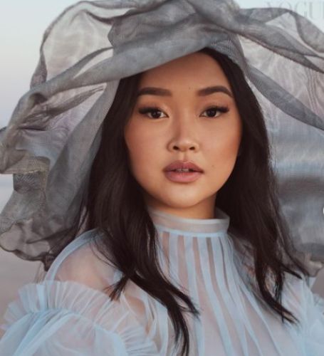 Lana Condor played Amber Von Tussle in the Notre Dame Academy's performance of Hairspray in 2014.