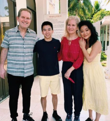 Lana Condor's adoptive parents are her mother, Mary Carol and her father, Bob Condor.