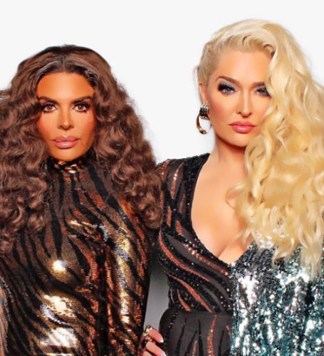 Erika Jayne is with her friend, Lisa Rinna.