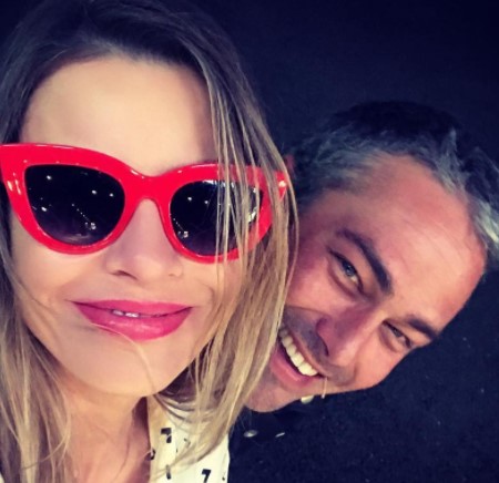 Lauren with her first boyfriend Ashton Holmes