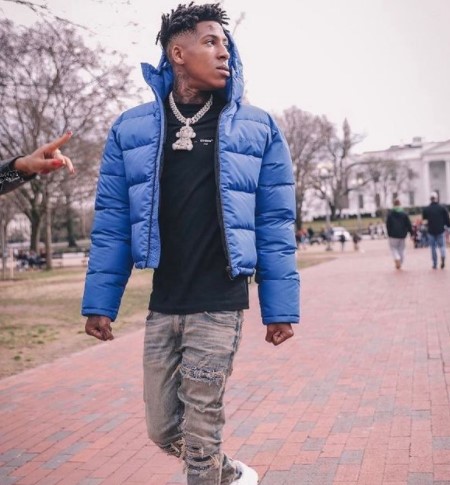 NBA YoungBoy with his son Kacey Alexander Gaulden.