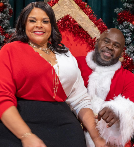Tamela with Husband Davids