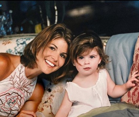 Isabella Rose Giannulli with her mother.