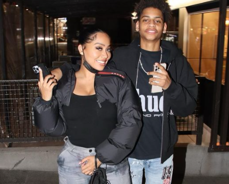 La La Anthony with her son Kiyan Carmelo Anthony.Photo Source: Instagram