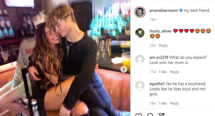 Ariana Biermann with her bestfriend Austin.