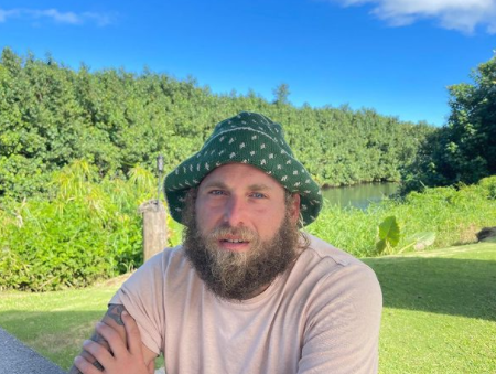 May 2022, he is looking pretty suave.