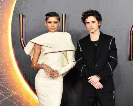 Chalamet with his Dune's co-star, Zendaya.Photo Source: Instagram