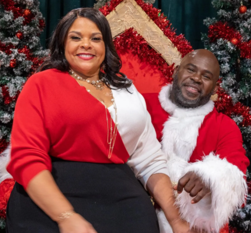 Tamela with her husband, David mann.
