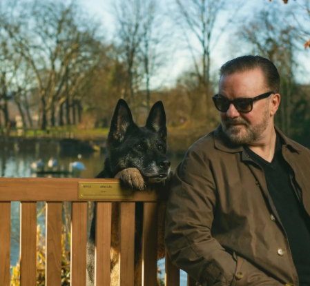 Hollywood's most savage comedian Ricky Gervais.