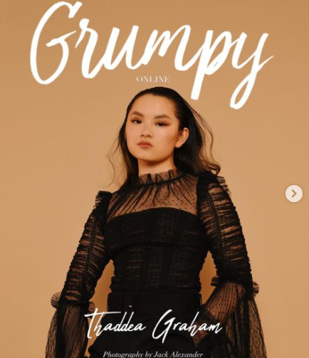 Thaddea Graham is also a music lover and composes songs.