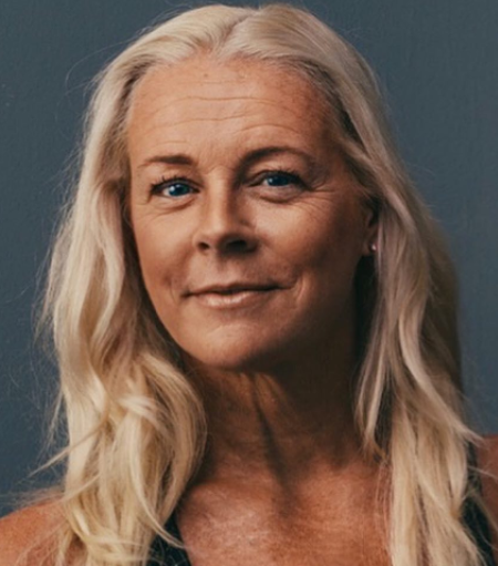 Greta with mother Malena Ernman.