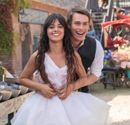 Camila Cabello with her rumored boyfriend Nicholas Galitzine.