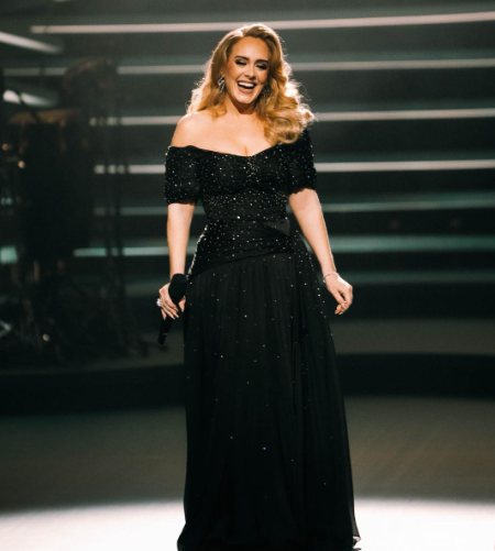 Adele is sometimes surprised by her incredible weight transformation.