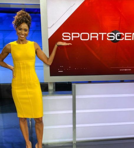 Sage Steele went to work as a sports reporter and news producer for CBS affiliate WSBT-TV in South Bend, Indiana, after graduation.