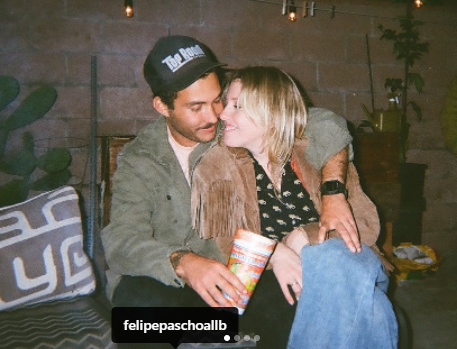 Lindsley Register with her sweetheart, Felipe Paschoal Borges.Photo Source: Instagram