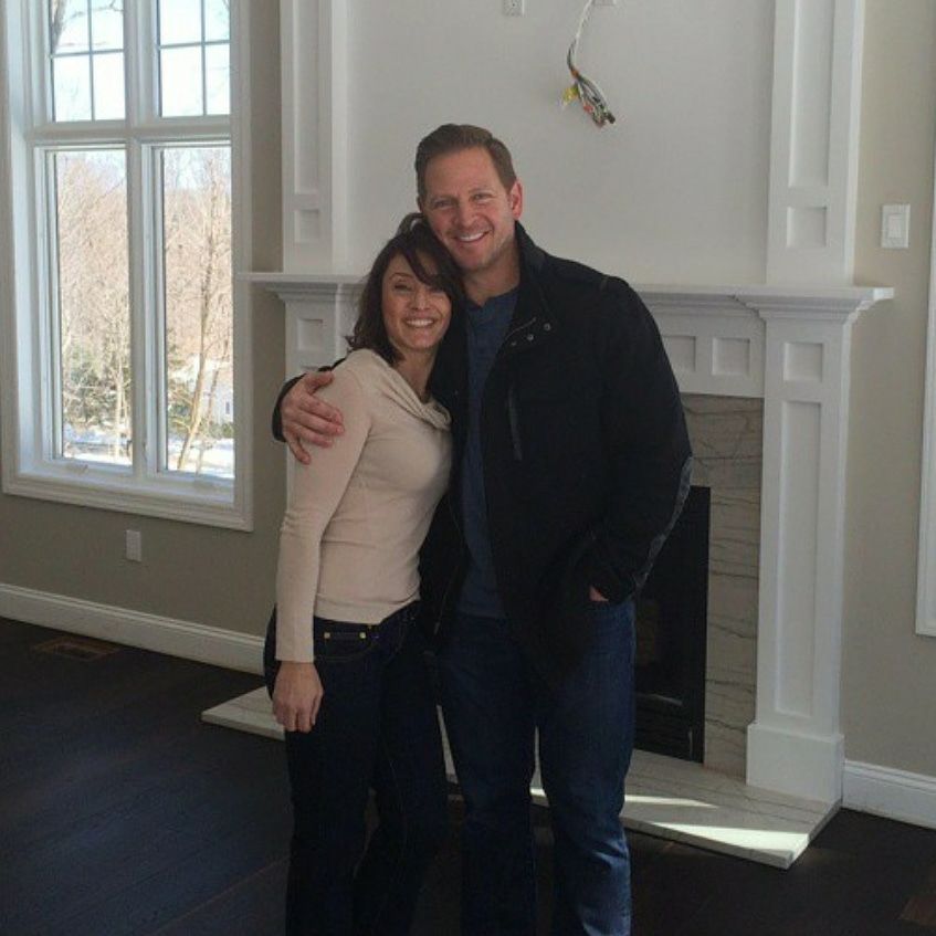 Jason Cameron and his wife Maryanne Cameron in their new house