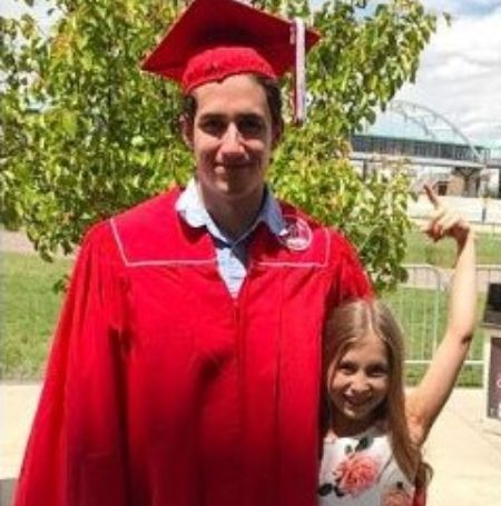 Jakeob Walmsley and his sister Elliana Walmsley.