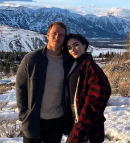 Olivia Culpo sparked rumors in 2019 that she was dating Carolina Panthers running back Christian McCaffrey.