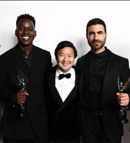 Brett Goldstein first appeared in the short film Section Eight in 2003, then in the feature films Wish You Were Here and Slave. 