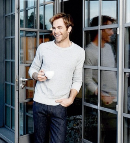 Chris Pine describes himself as a left-leaning liberal. 